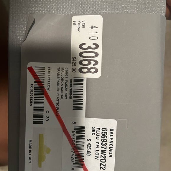 Balenciaga Yellow Sandals - Picture 2 of 2